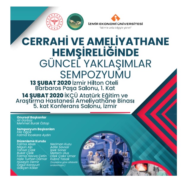 Cerrahi ve Ameliyathane Hemşireliğinde Güncel Yaklaşımlar Sempozyumu Katılımı 